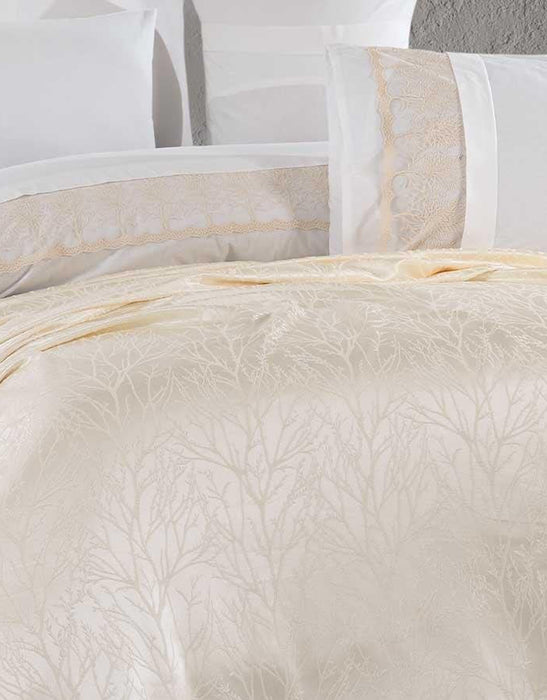 MUCIZE BEDDING SET (7 PCS) – DOUBLE SIZE - CAPPUCINO