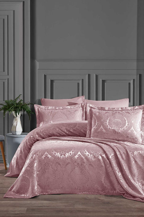 Enora Bed Cover - Rose