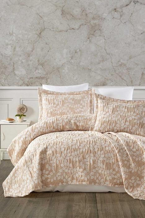 Eva Bed Cover Double - Cappuccino