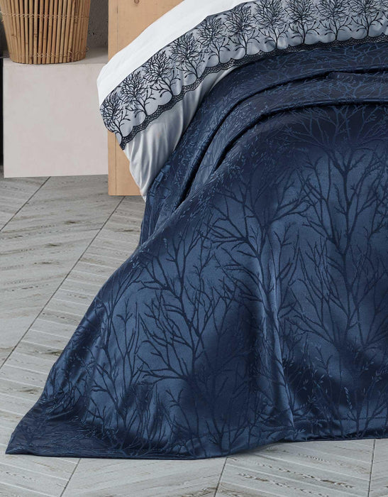 MUCIZE BEDDING SET (7 PCS) – DOUBLE SIZE - NAVY